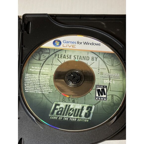 Fallout 3: Game of the Year Edition (PC, 2009) Complete in Box 2 Disc PC Version - Picture 3 of 7